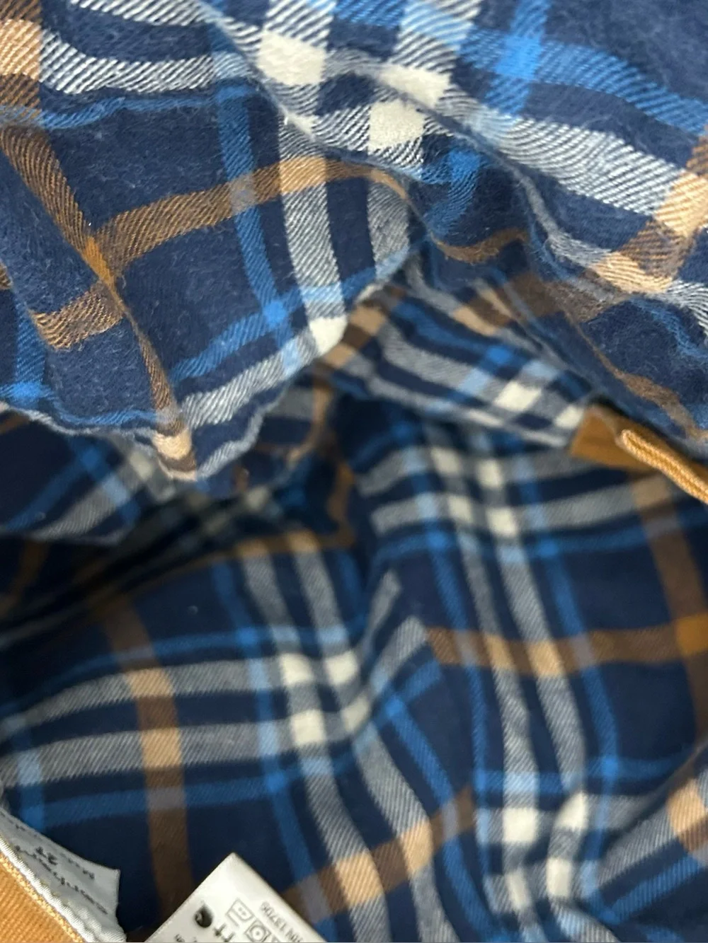Carhartt these flannel lining